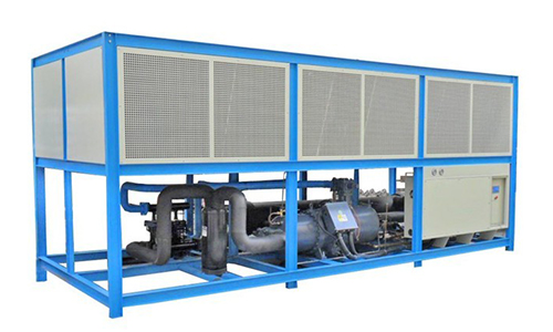 风冷热泵冷热水机组安装