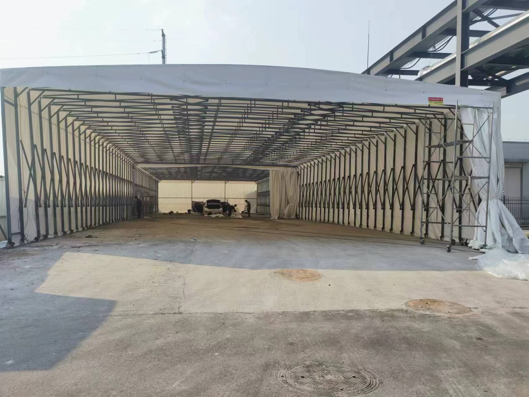 移动雨蓬制作安装规范｜防水抗风工艺